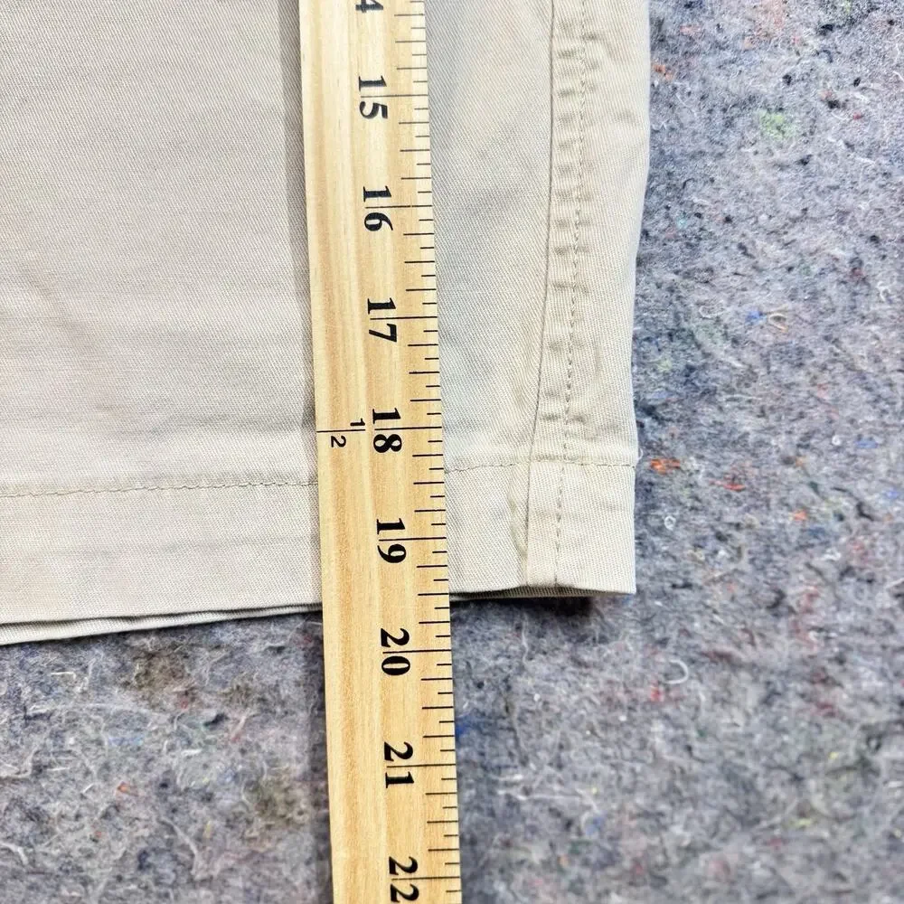 Levi's XX Chino EZ Shorts Mens Beige Stretch Elastic Waist 1558